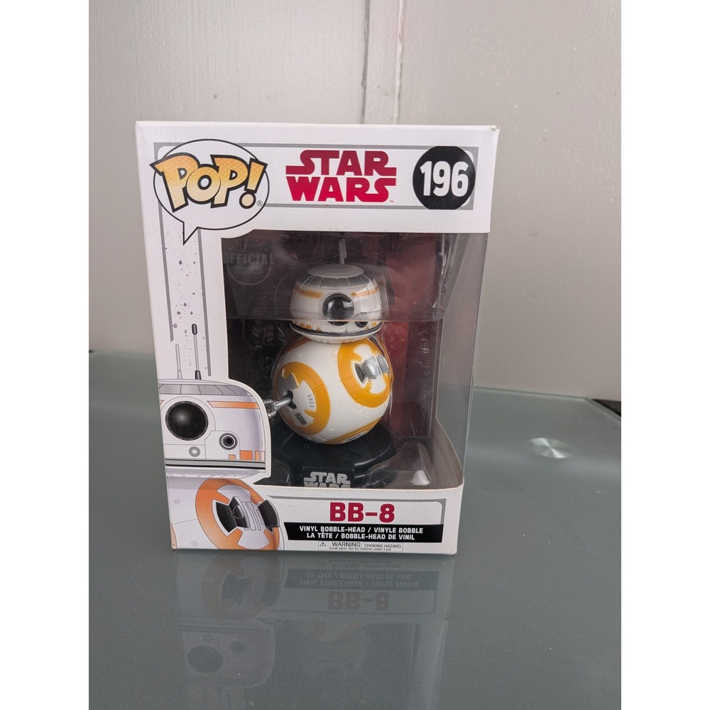 Funko Pop Star Wars BB-8 196 Vinyl Bobble-Head Figure Droid non-mint‎